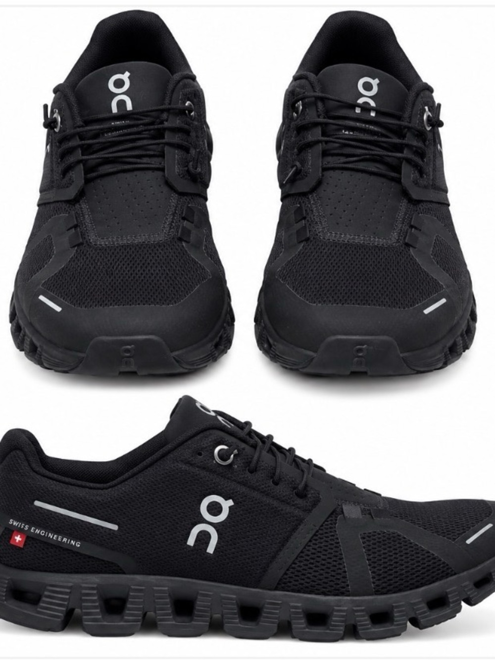On Running Black Women's Athletic Cloud-Style Sneakers